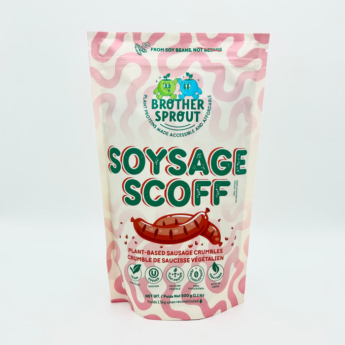 Brother Sprout Soysage Scoff (Plant-based Sausage Crumbles)