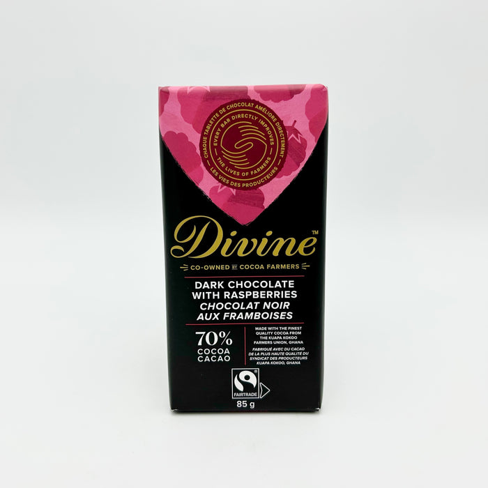 Divine Dark Chocolate with Raspberries