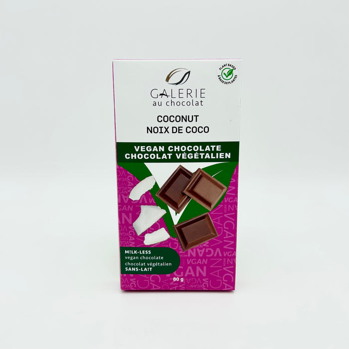 Galerie Au Chocolat Coconut Milk-less Vegan Chocolate Bar
