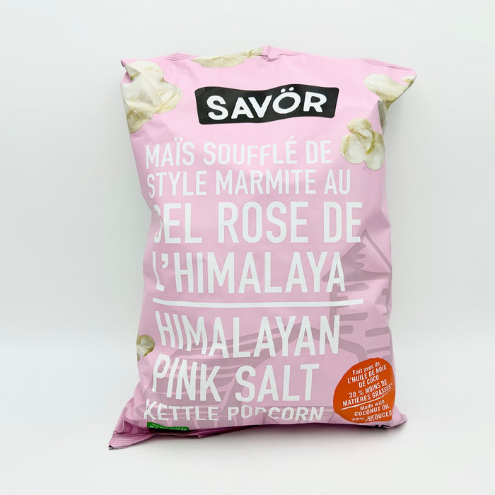 Savor Himalayan Pink Salt Kettle Popcorn