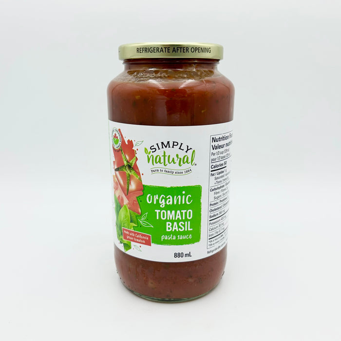 Simply Natural Tomato Basil Pasta Sauce (Organic)