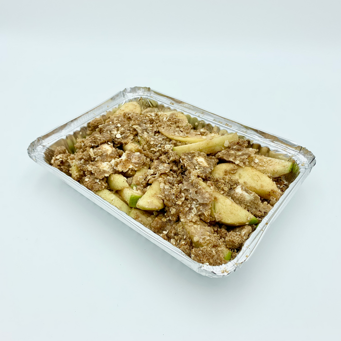 Apple Crumble with Caramel Sauce - PREORDER