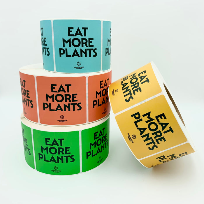 Eat More Plants Stickers