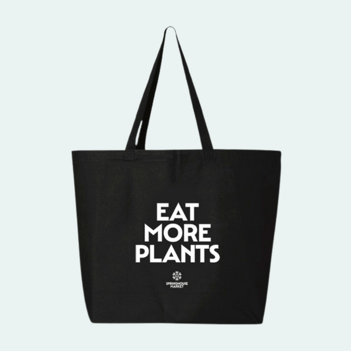 Eat More Plants Tote Bag