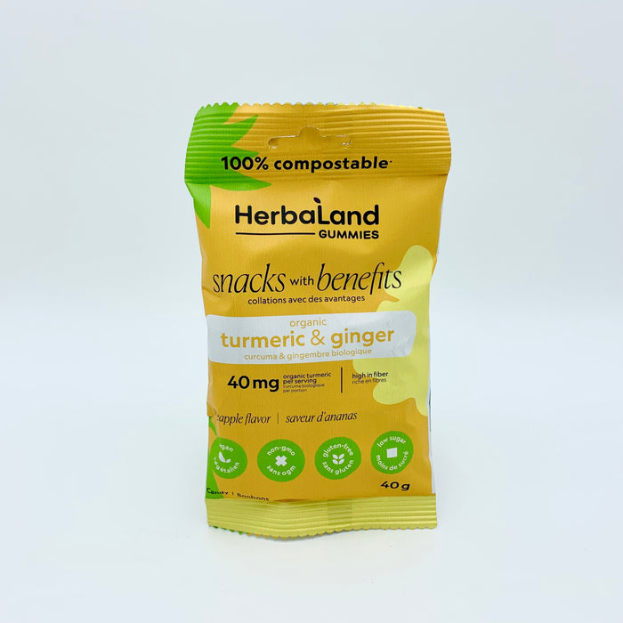 Herbaland Turmeric & Ginger Snacks with Benefits